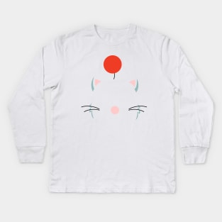 Kupo kupo! - moogle - white Kids Long Sleeve T-Shirt